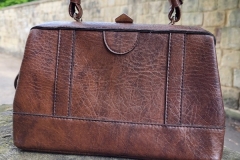 Vintage Textured Lotus Bag