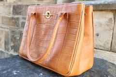 Textured Leather Osprey Bag