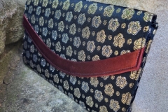 Vintage Fabric Clutch Bag.