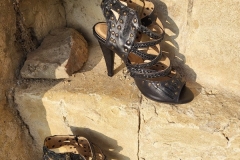 Gothic/Gladiator Heeled Shoes.