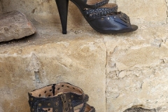 Gothic/Gladiator Heeled Shoes.