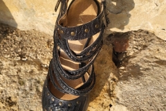 Gothic/Gladiator Heeled Shoes.