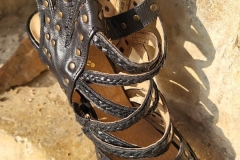 Gothic/Gladiator Heeled Shoes.