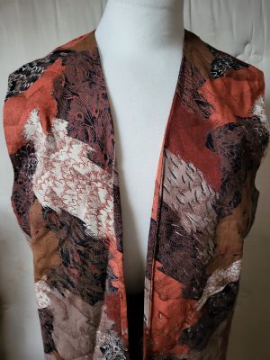 Vintage Patchwork Print Waistcoat