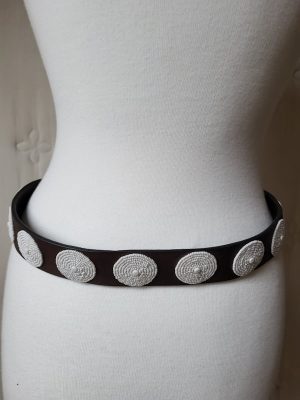 Belt Beaded Leather.