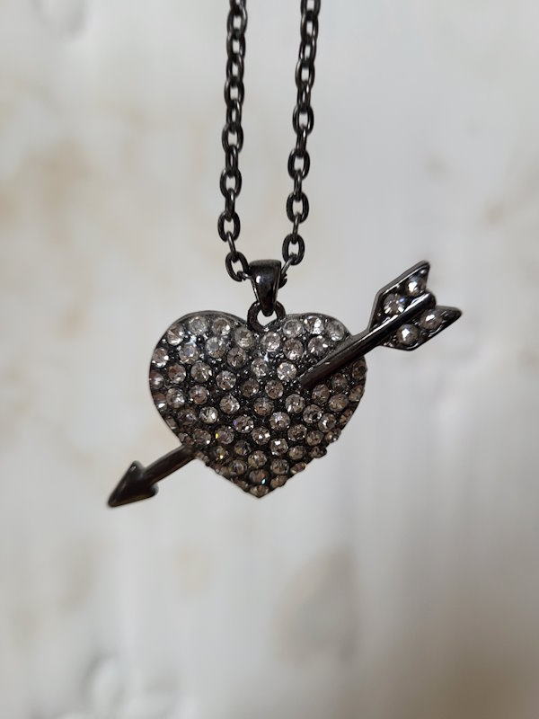 Sparkle Cupid Heart Necklace