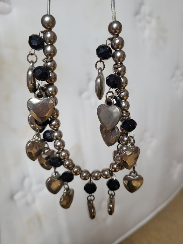 Hearts and Beads Necklace