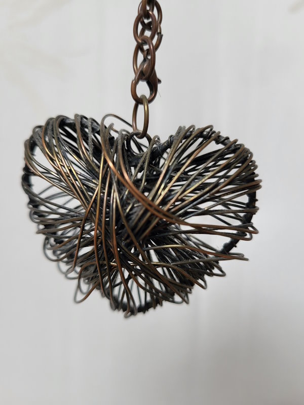Wire Heart Necklace