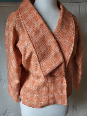 Jacket Handmade Vintage Plaid.