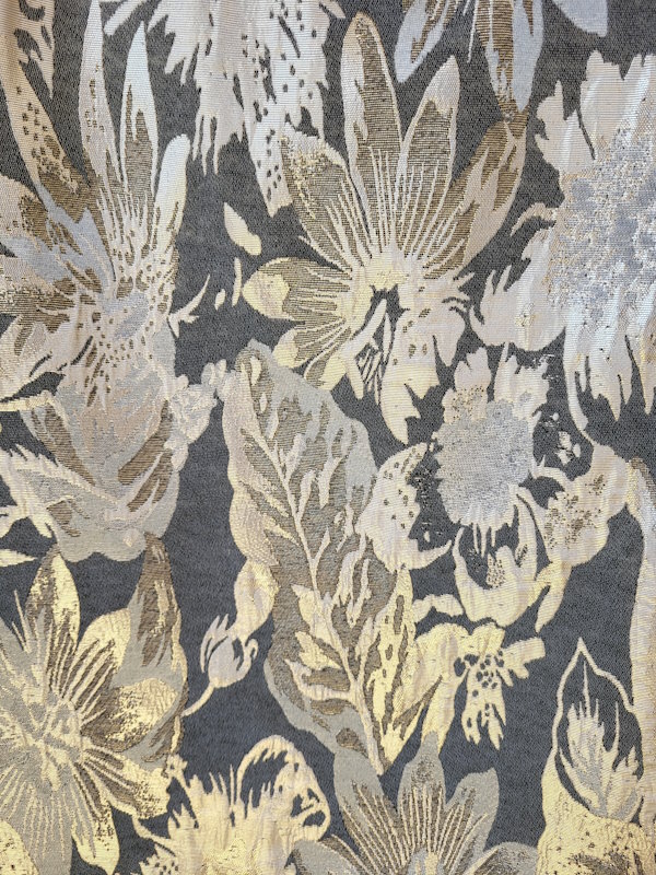 Metallic Print Skirt