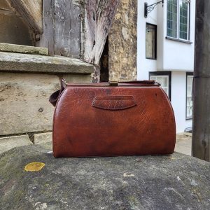 Vintage Textured Leather Bag