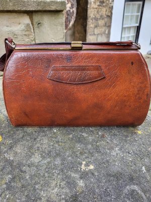 Vintage Textured Leather Bag