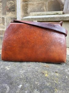 Vintage Textured Leather Bag.