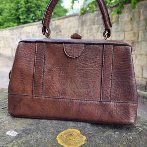 Vintage Textured Lotus Bag.