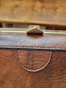Vintage Textured Lotus Bag.