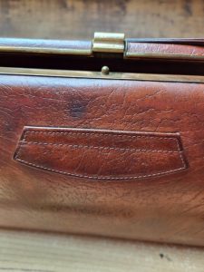 Vintage Textured Leather Bag.