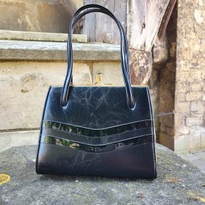 Vintage Textured Kelly Bag.