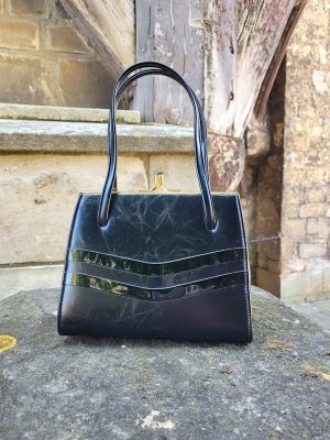 Vintage Textured Kelly Bag.