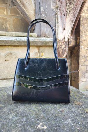 Vintage Textured Kelly Bag.