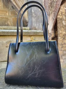Vintage Textured Kelly Bag.