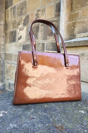 Vintage Patent Leather Bag.