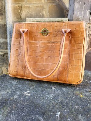 Textured Leather Osprey Bag