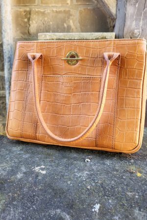 Textured Leather Osprey Bag