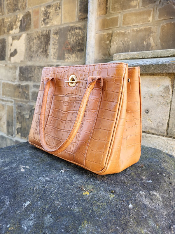 Textured Leather Osprey Bag