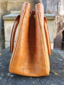Textured Leather Osprey Bag