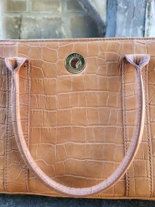 Textured Leather Osprey Bag