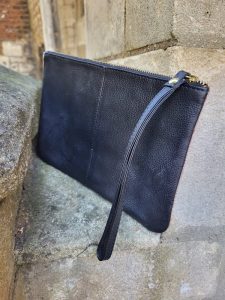 Osprey Leather Wristlet Bag