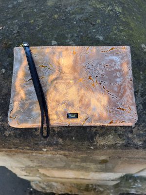 Osprey Leather Wristlet Bag