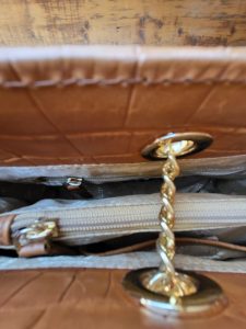 Textured Leather Osprey Bag
