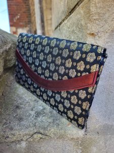 Vintage Fabric Clutch Bag
