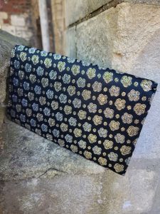 Vintage Fabric Clutch Bag