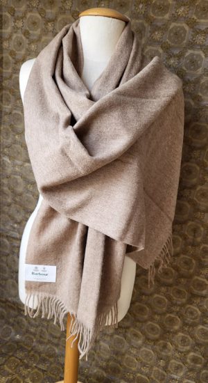 Barbour 100% lambswool Scarf.