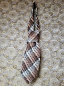 St Michael Plaid Tie.