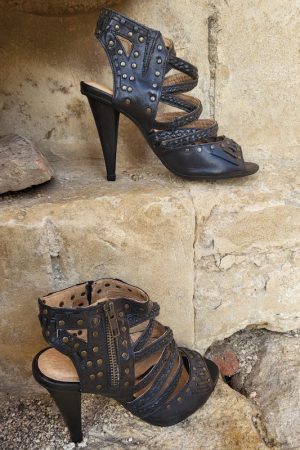 Gothic/Gladiator Heeled Shoes.