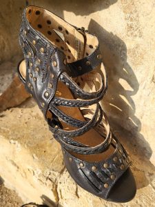 Gothic/Gladiator Heeled Shoes.