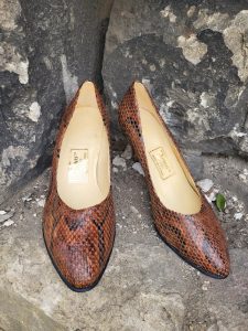 Bold Snakeskin Stilettos Shoes