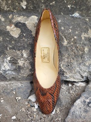 Bold Snakeskin Stilettos Shoes