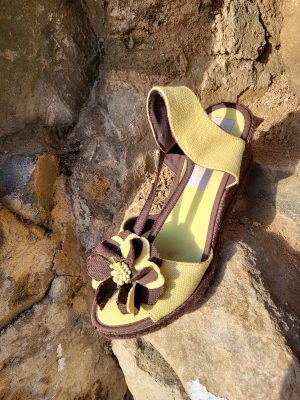 Canvas Wedge Sandals