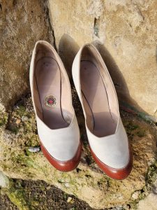 Vintage Red Cross Shoes