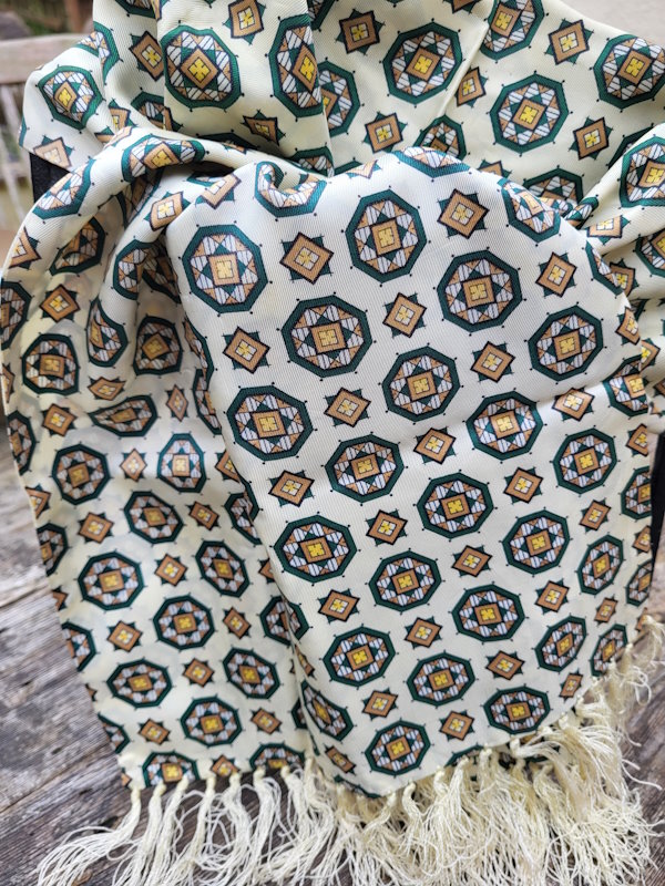 Vintage Menswear Ascot Scarf