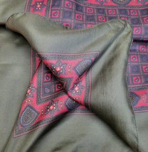 Classic Vintage Silk Scarf