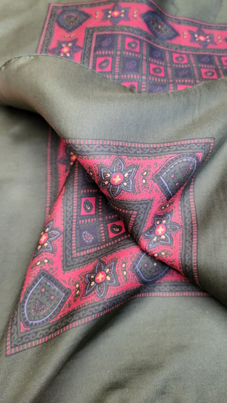 Classic Vintage Silk Scarf