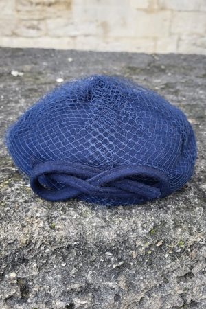 1950s Wool Felt Beret.