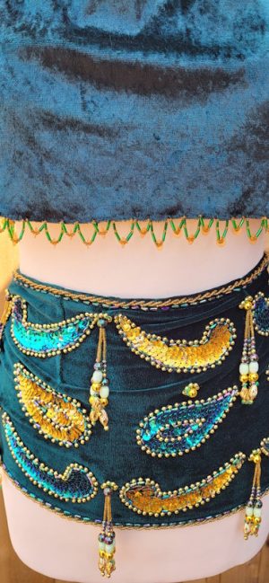 Valour Embellished Hip Scarf