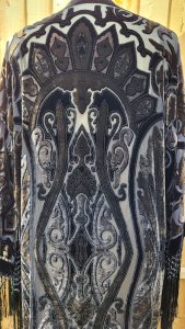 Silk Viscose Kimono Jacket