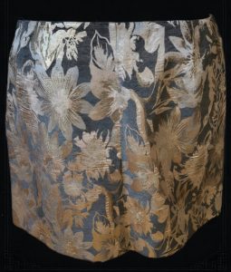 Metallic Print Skirt